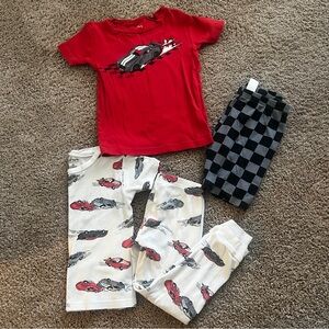 Kids Car Print Pajama Set
